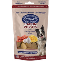 Stewart Bacon Pop-Its Bacon, Cheese, Egg Recipe Freeze Dried Dog Treat, 5.8 oz-Dog-Stewart-PetPhenom