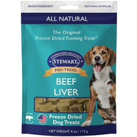 Stewart Freeze Dried Beef Liver Treats Resealable Pouch, 4 oz-Dog-Stewart-PetPhenom