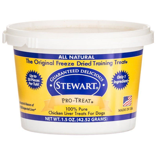Stewart Pro-Treat 100% Freeze Dried Chicken Liver for Dogs, 1.5 oz-Dog-Stewart-PetPhenom