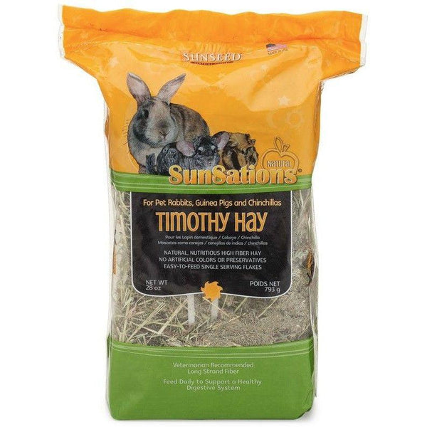 Sunseed SunSations Natural Timothy Hay, 28 oz-Small Pet-Sunseed-PetPhenom