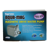 Supreme Aqua-Mag Magnetic Drive Water Pump, Aqua-Mag 12 Pump (1,200 GPH)-Fish-Supreme-PetPhenom