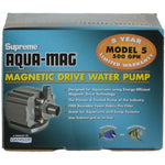 Supreme Aqua-Mag Magnetic Drive Water Pump, Aqua-Mag 5 Pump (500 GPH)-Fish-Supreme-PetPhenom
