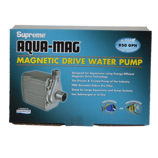 Supreme Aqua-Mag Magnetic Drive Water Pump, Aqua-Mag 9.5 Pump (950 GPH)-Fish-Supreme-PetPhenom