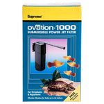Supreme Ovation Submersible Power Jet Filter, Model 1000 - 265 GPH (Up to 80 Gallons)-Fish-Supreme-PetPhenom