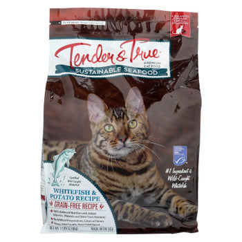 Tender & True Cat Food, Ocean Whitefish And Potato - Case of 5 - 7 LB-Cat-Tender And True-PetPhenom