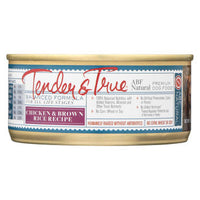 Tender & True Dog Food Chicken And Brown Rice - Case of 24 - 5.5 OZ-Dog-Tender And True-PetPhenom