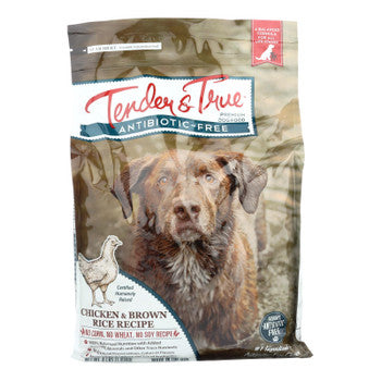 Tender & True Dog Food Chicken And Brown Rice - Case of 6 - 4 LB-Dog-Tender And True-PetPhenom