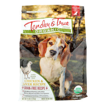 Tender & True Dog Food, Chicken And Liver - Case of 6 - 4 LB-Dog-Tender And True-PetPhenom