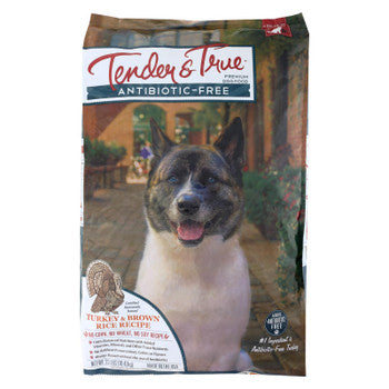 Tender & True Dog Food, Turkey And Brown Rice - Case of 1 - 23 LB-Dog-Tender And True-PetPhenom