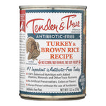 Tender & True Dog Food Turkey And Brown Rice - Case of 12 - 13.2 OZ-Dog-Tender And True-PetPhenom