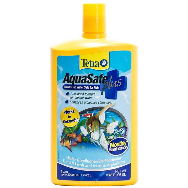 Tetra AquaSafe Plus Tap Water Conditioner, 33.8 oz-Fish-Tetra-PetPhenom