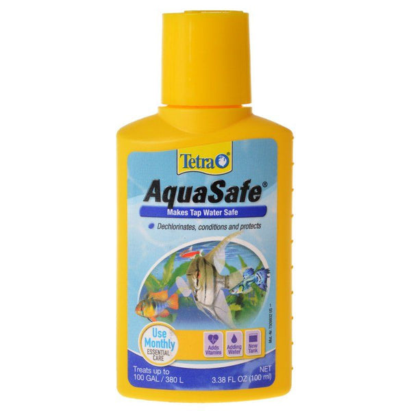 Tetra Aquasafe Tap Water Conditioner, 3.38 oz-Fish-Tetra-PetPhenom