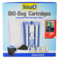 Tetra Bio-Bag Cartridges with StayClean - Large, 8 Count-Fish-Tetra-PetPhenom