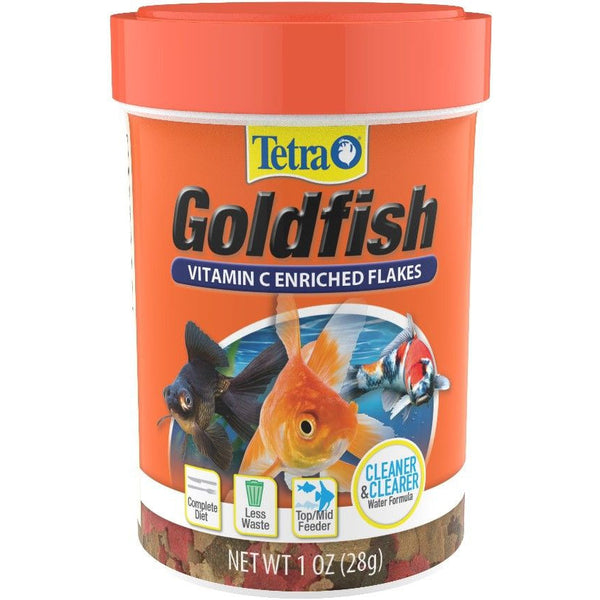 Tetra Goldfish Vitamin C Enriched Flakes, 1 oz-Fish-Tetra-PetPhenom