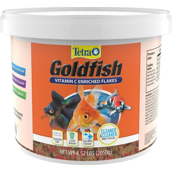 Tetra Goldfish Vitamin C Enriched Flakes, 4.52 lbs-Fish-Tetra-PetPhenom