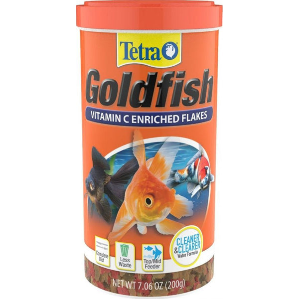 Tetra Goldfish Vitamin C Enriched Flakes, 7.06 oz-Fish-Tetra-PetPhenom