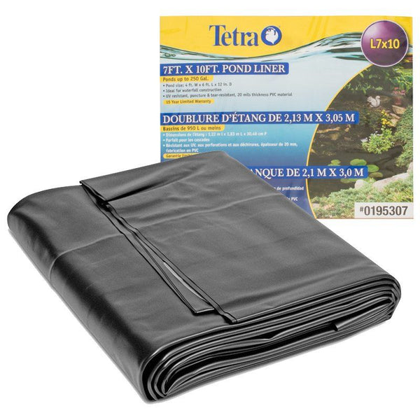 Tetra PVC Pond Liner, 10' Long x 7' Wide (Up to 250 Gallon Ponds)-Fish-Tetra Pond-PetPhenom