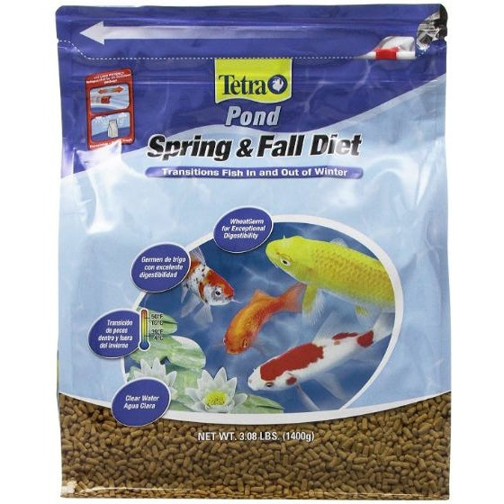 Tetra Pond Spring & Fall Diet Fish Food, 3 lbs-Fish-Tetra Pond-PetPhenom