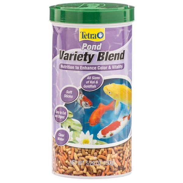 Tetra Pond Variety Blend Fish Food Sticks, 5.29 oz-Fish-Tetra Pond-PetPhenom