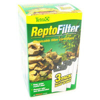 Tetrafauna ReptoFilter Disposable Filter Cartridges, Medium - 90 GPH (3 Pack)-Small Pet-Tetrafauna-PetPhenom