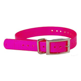 The Buzzard's Roost Collar Strap 1" Pink 1" x 24"-Dog-The Buzzard's Roost-PetPhenom
