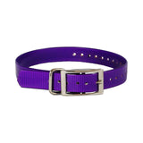 The Buzzard's Roost Collar Strap 1" Purple 1" x 24"-Dog-The Buzzard's Roost-PetPhenom