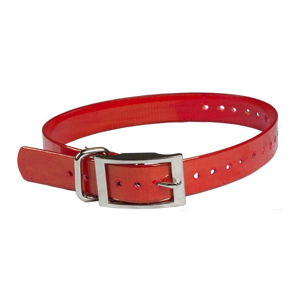 The Buzzard's Roost Collar Strap 1" Red 1" x 24"-Dog-The Buzzard's Roost-PetPhenom