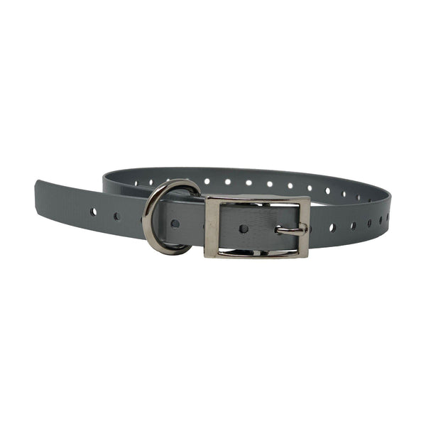 The Buzzard's Roost Replacement Collar Strap 3/4" Silver 3/4" x 24"-Dog-The Buzzard's Roost-PetPhenom