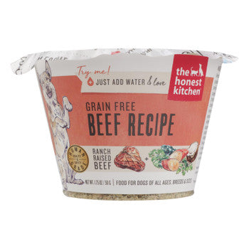 The Honest Kitchen - Dog Fd Green Free Beef Ss - Case of 12 - 1.75 OZ-Dog-The Honest Kitchen-PetPhenom