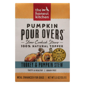 The Honest Kitchen - Dog Fd Por Ovr Turkey Pkn - Case of 12 - 5.5 OZ-Dog-The Honest Kitchen-PetPhenom