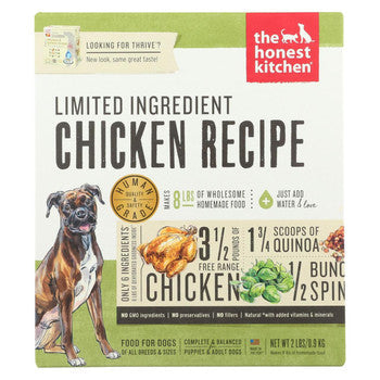 The Honest Kitchen - Dog Food - Limited Ingredient Chicken Recipe - Case of 6 - 2 lb.-Dog-The Honest Kitchen-PetPhenom