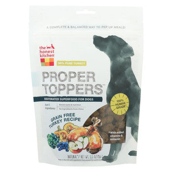 The Honest Kitchen Dog - Food - Proper Toppers - Turkey - Case of 6 - 5.5 oz-Dog-The Honest Kitchen-PetPhenom