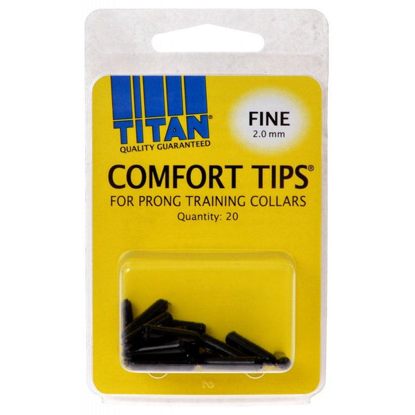 Titan Comfort Tips for Prong Training Collars, Fine (2.0 mm) - 20 Count-Dog-Titan-PetPhenom