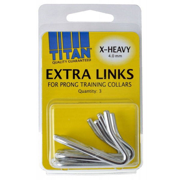 Titan Extra Links for Prong Training Collars, X-Heavy (4.0 mm) - 3 Count-Dog-Titan-PetPhenom