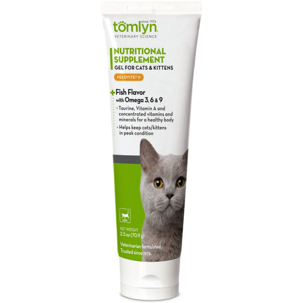 Tomlyn Felovite II Nutritional Supplement Gel for Cats & Kittens, 2.5 oz-Cat-Tomlyn-PetPhenom