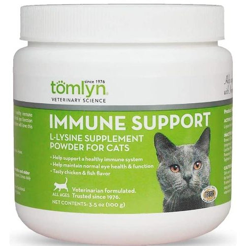 Tomlyn L-lysine Powder for Cats, 100 Grams-Cat-Tomlyn-PetPhenom