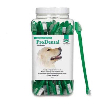 Top Performance ProDental® Dual-End Toothbrushes - Canister of 50-Dog-Top Performance-PetPhenom
