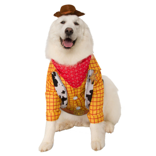 Toy Story Woody Pet Costume Large-Costumes-Rubies-XXL-PetPhenom