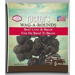 Tucker Dog Wag-a-Rounds Treat Liver Bacon 6OZ-Dog-Tucker-PetPhenom