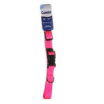 Tuff Collar Nylon Adjustable Collar - Neon Pink, 10"-14" Long x 5/8" Wide-Dog-Tuff Collar-PetPhenom