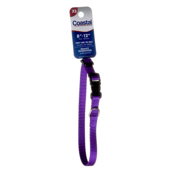 Tuff Collar Nylon Adjustable Collar - Purple, 8"-12" Long x 3/8" Wide-Dog-Tuff Collar-PetPhenom