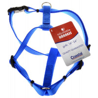 Tuff Collar Nylon Adjustable Harness - Blue, Small (Girth Size 14"-24")-Dog-Tuff Collar-PetPhenom