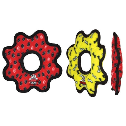 Tuffy® Tuffy's Ultimate Gear Ring Toy Red-Dog-VIP Products-PetPhenom