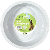 Van Ness Crock Heavyweight Dish, Large - 8.5" Diameter (52 oz)-Dog-Van Ness-PetPhenom
