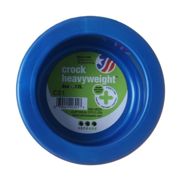 Van Ness Crock Heavyweight Dish, Mini - 3-5/8" Diameter (4 oz)-Dog-Van Ness-PetPhenom