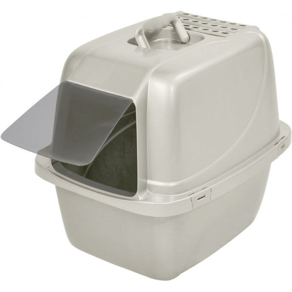 Van Ness Enclosed Cat Litter Pan with Zeolite Air Filter, Large White-Cat-Van Ness-PetPhenom