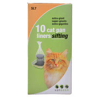 Van Ness PureNess Sifting Cat Pan Liners, Extra Giant (SL7) - 10 Pack-Cat-Van Ness-PetPhenom