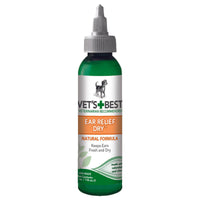 Vet's Best Dog Dry Ear Relief 4oz Green 1.5" x 1.5" x 5"-Dog-Vet's Best-PetPhenom