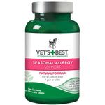 Vet's Best Dog Seasonal Allergy Support Supplement 60 Tablet Green 2.5" x 2.5" x 4.94"-Dog-Vet's Best-PetPhenom