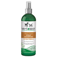 Vet's Best Pet Anti-Flea Easy Spray Shampoo 16oz Green 2.38" x 2.38" x 8.75"-Dog-Vet's Best-PetPhenom